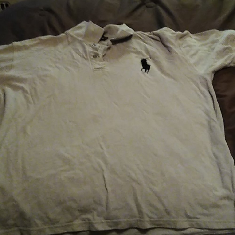 Grey polo shirt